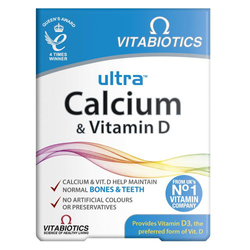 Vitrabiotics Ultra Calcium & Vitamin D suplement diety 30 tabl.