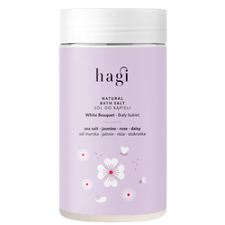 Hagi Naturalna sół do kąpieli Biały bukiet 480g