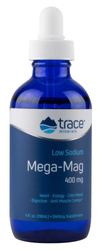 Trace Minerals Mega-Mag 400mg na wsparcie pamięci 118 ml
