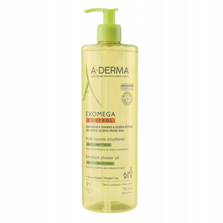 A-Derma Exomega Control Olejek emolient pod prysznic przeciw drapaniu 750 ml