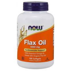 Flax Oil 1000 mg - Olej lniany (100 kaps.)