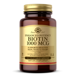 Solgar Biotin 1000 mcg (100 kaps.)