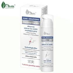 Serum na dzień zwężające pory z różą japońską, witaminą C i nanozłotem - AVA PORE SOLUTION