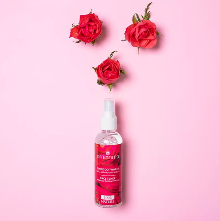 Orientana, Tonik do twarzy Ukojenie, róża japońska i pandan, 100 ml