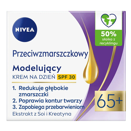 Przeciwzmarszczkowy + Modelujący krem na dzień SPF30 65+ 50ml