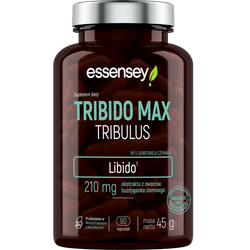 Essensey Tribido Max Tribulus suplement poprawiające poziom testosteronu 90 kaps.