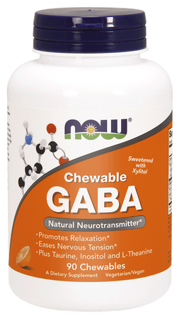 Now Foods GABA 250MG 90 tabletek do ssania