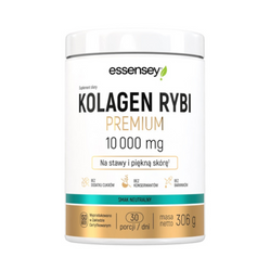 Essensey Kolagen Rybi Premium 10 000 mg wsparcie dla stawów, kości i pięknej skóry 306 g smak naturalny