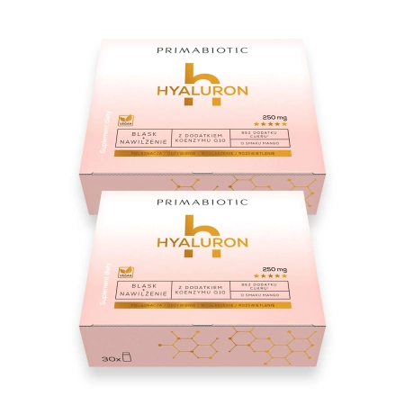 Zestaw 2x Primabiotic Hyaluron kwas hialuronowy do picia box 30 szt. x 30 ml