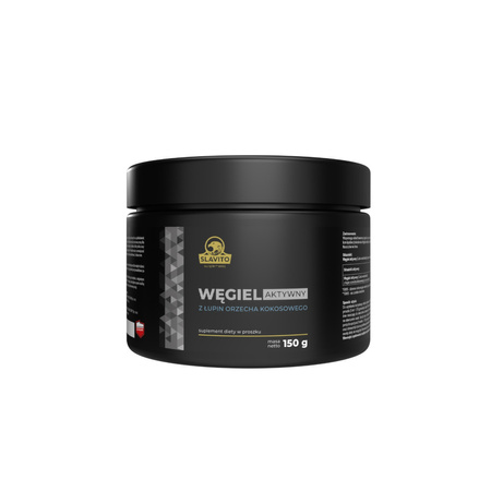 Slavito Węgiel aktywny z łupin orzecha kokosowego 150 g