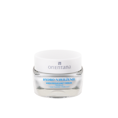 Orientana Hydro Nawilżenie Krem Regulujący Sebum Tremella  Niacynamid Pore out, 50ml
