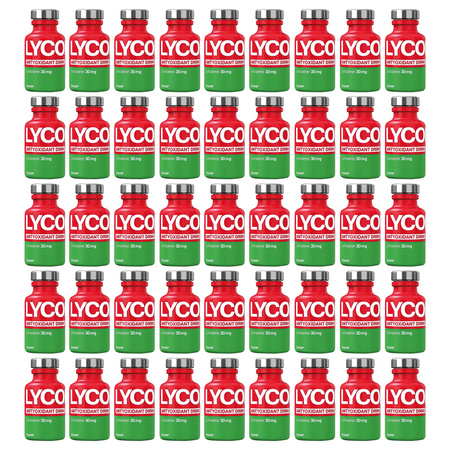 Zestaw 45x Napój LycopenPro Sharp Antyoxidant z Witaminą C 250 ml smak żurawina