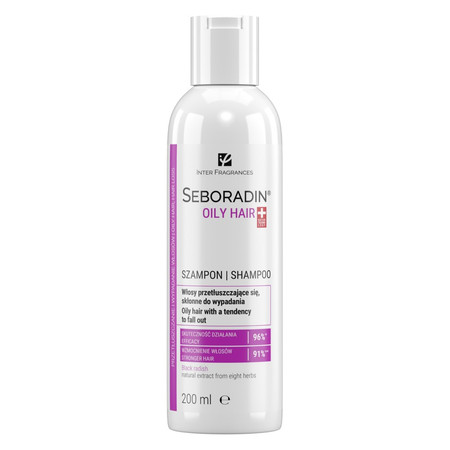 Seboradin Oily Hair Szampon Włosy Przetłuszczające Się 200ml