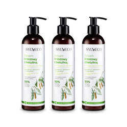 Zestaw: 3x Sylveco - Balsam brzozowy z betuliną - 300 ml