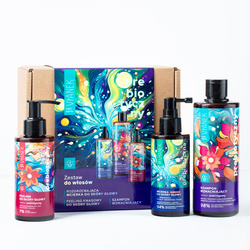 Vianek - Xmas Zestaw prebiotyczny do włosów, szampon wzmacniający 300ml+peeling do skóry głowy 150ml+ wcierka do skóry głowy 150ml