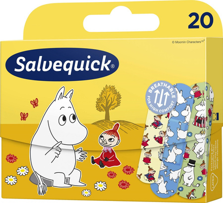 Salvequick Muminki plastry mix 20 sztuk