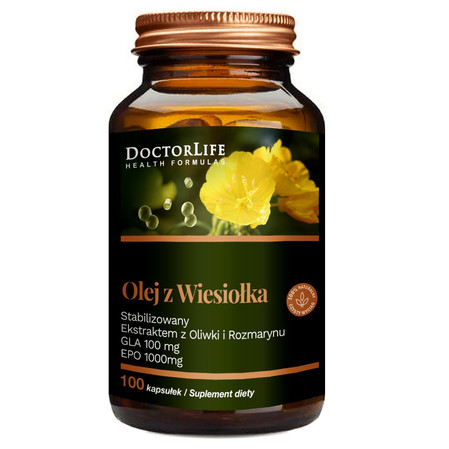 Olej z wiesiołka 1300mg - 100 kaps.