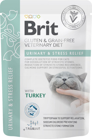 BRIT GF Veterinary Diet URINARY / STRESS RELIEF Cat 85g