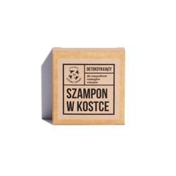 Cztery Szpaki, Detoksykujący szampon do włosów w kostce, 75g