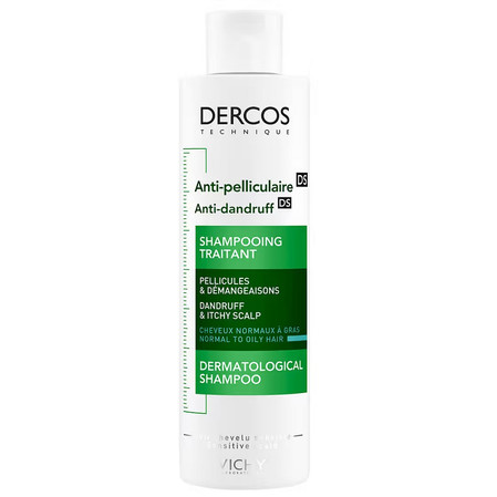 Vichy - Dercos, szampon przeciwłupieżowy włosy normalne i przetłuszczające się – 200 ml