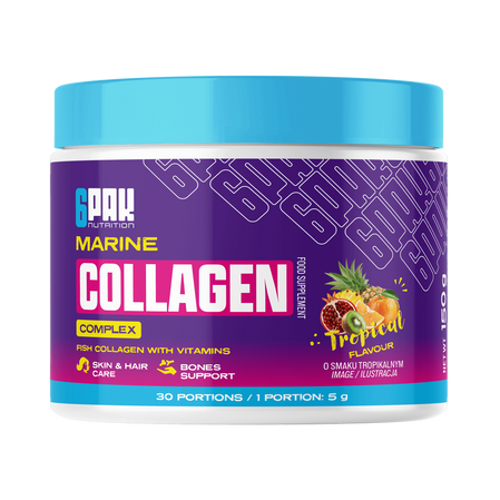 6PAK MARINE COLLAGEN COMPLEX 150g smak owoceq tropikalne