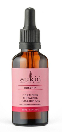 Sukin, ROSEHIP Oil Naturalny 100% olej z dzikiej róży chilijskiej, 50ml
