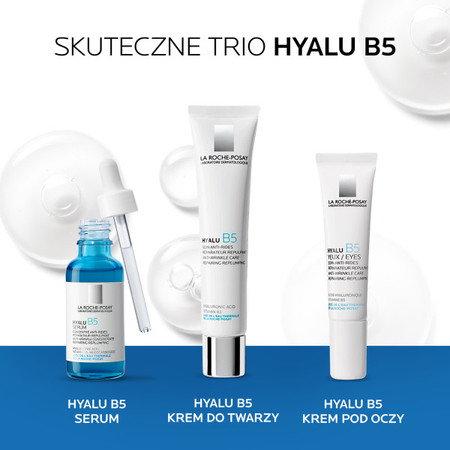 La Roche-Posay − Hyalu B5 Iso Urea, intensywnie nawilżające serum z kwasem hialuronowym − 30 ml