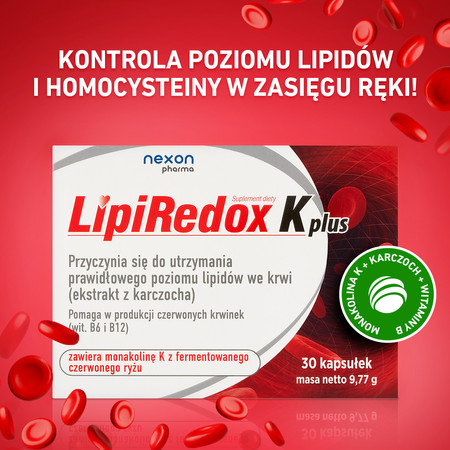 Nexon Lipiredox K Plus 30 kaps.