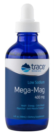 Trace Minerals Mega-Mag 400mg na wsparcie pamięci 118 ml