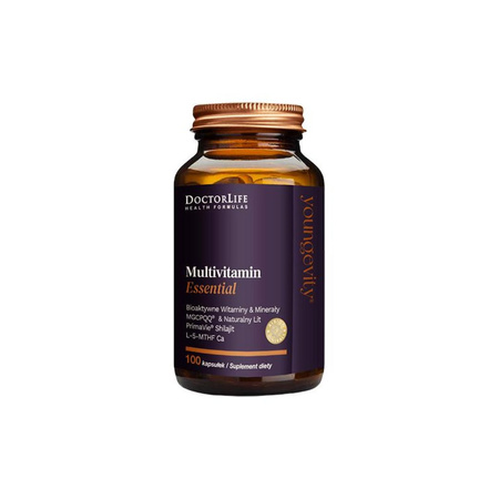 Doctor Life Multivitamin Essential bioaktywne witaminy & minerały suplement diety 100 kaps.