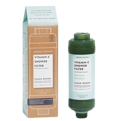 Vitamin C Shower Filter filtr prysznicowy z witaminą C do ciała i skóry głowy Clean Ocean 70g