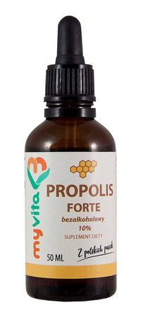 Myvita Propolis Bezalkoholowe Krople 10% 50 Ml