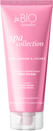 beBIO Spa Collection Nawilżający krem do rąk Pink Jasmine & Lychee 50ml