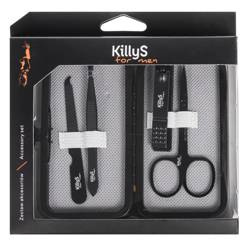 For Men Accessory Set zestaw nożyczki do paznokci + obcinaczki do paznokci + pilnik do paznokci + pęseta do depilacji