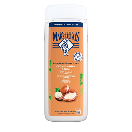 Kremowy żel pod prysznic Argan Bio & Masło Shea 400ml