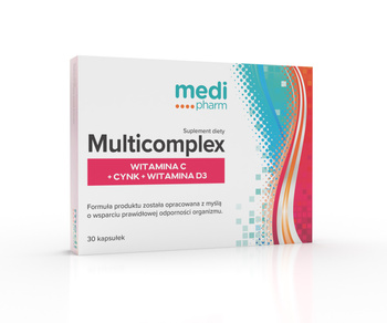 medi pharm Multicomplex Wit.C+D+Cynk 30kap