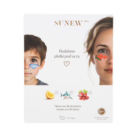 Family Eye Patches rodzinne płatki pod oczy 4x2szt.