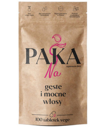 Paka Natury Na gęste i mocne włosy 100 tabl. wege