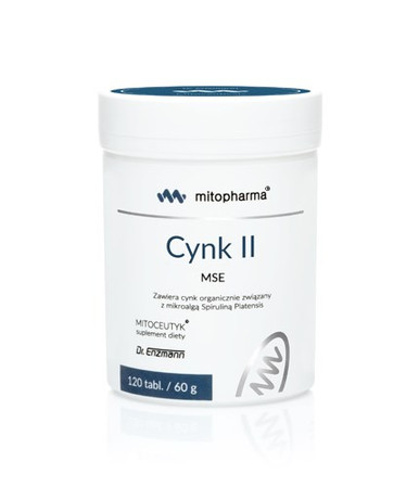 Mito-pharma Dr. Enzmann MSE Cynk dwuwartościowy 120 tabl.