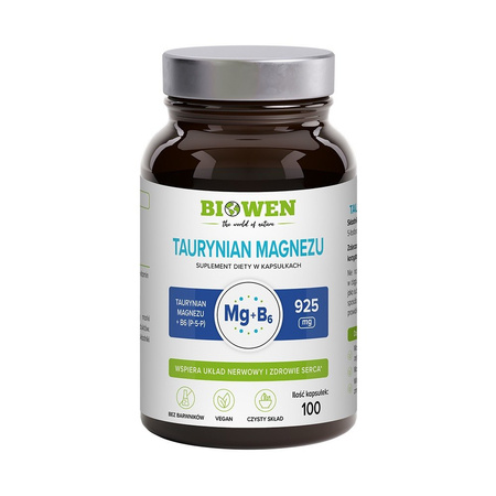 Biowen Taurynian Magnezu (600 mg) 100 kaps.