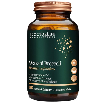 Doctor Life Wasabi Broccoli na wsparcie odporności 60 kaps.
