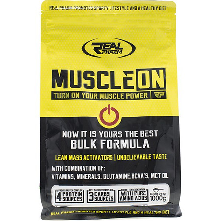 REAL PHARM MUSCLE ON Gainer 1000g smak czekolada