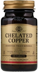 Solgar Chelated Copper miedź 100 tabl.
