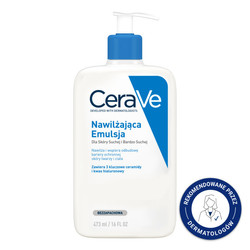 CeraVe - nawilżająca emulsja dla skóry suchej i bardzo suchej, 473 ml