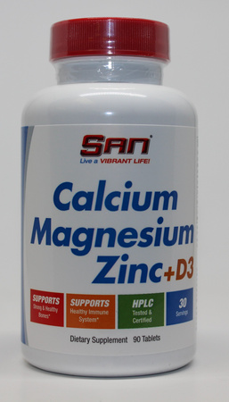 San Calcium Magnesium Zinc + D3 - 90 tabl.