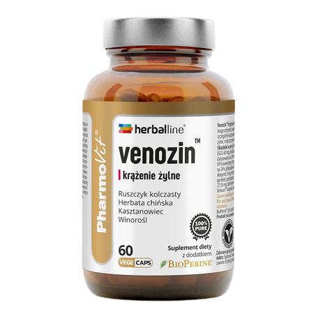 Pharmovit Herballine Venozin 60 kap krążenie żylne
