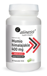 Aliness Mumio himalajskie (Shilajit extract) 400mg  x 90 kaps. Vege