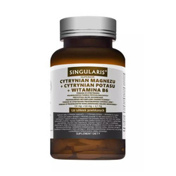 Singularis Cytrynian Magnezu + potas + witamina B6 120 tabl.