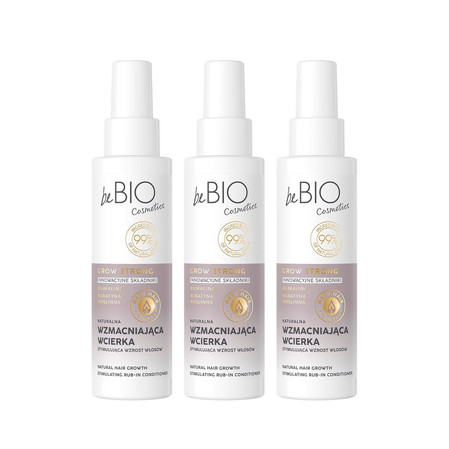 Zestaw: 3x beBIO Baby Hair Complex wzmacniająca wcierka do skóry głowy i włosów 100ml