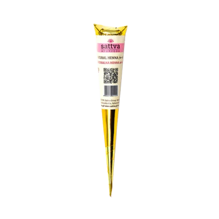 Zestaw 3x Sattva - Henna do tatuażu w rożku 30g